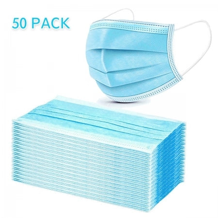 3PLY Surgical Face Masks Level 2 with Ear Loop Anti - Fog - TGA Approved Box of 50 - Blue Softmed