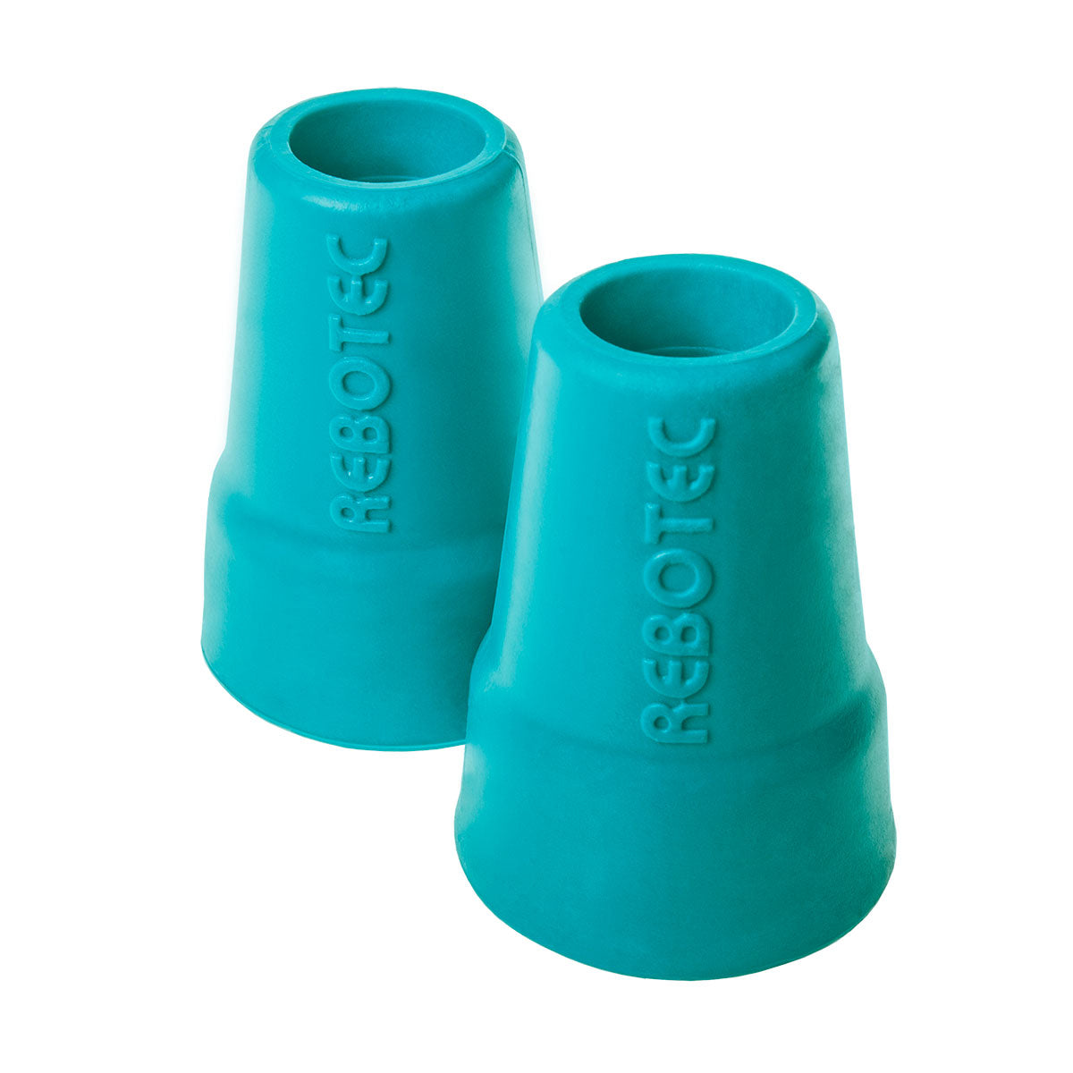 Rebotec 19mm, Ferrules Crutch Tips - Aqua