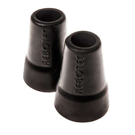 Rebotec 19mm, Ferrules Crutch Tips - Black