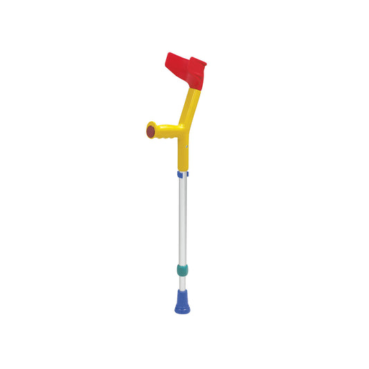 Rebotec Fun-Kids - Open Cuff Crutches for Children - Yellow