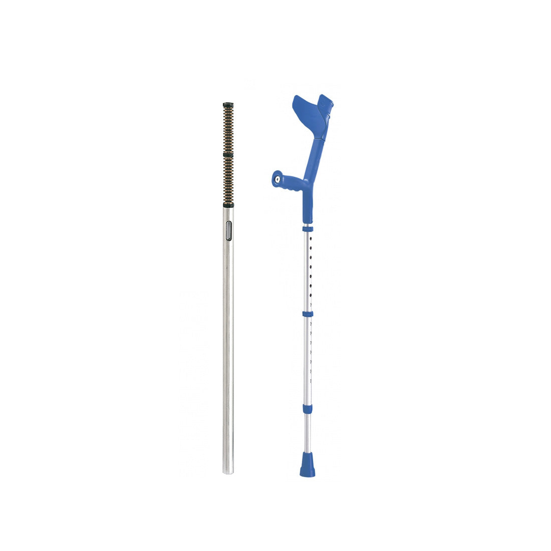 Rebotec New Walk - Crutches with Spring Shock Absorbers - Ergonomic