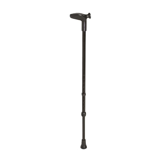 Rebotec Anatom - Contoured Grip Walking Stick - Black, Left